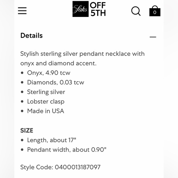 Balissima by EFFY® Onyx and Diamo - Picture 4 of 4